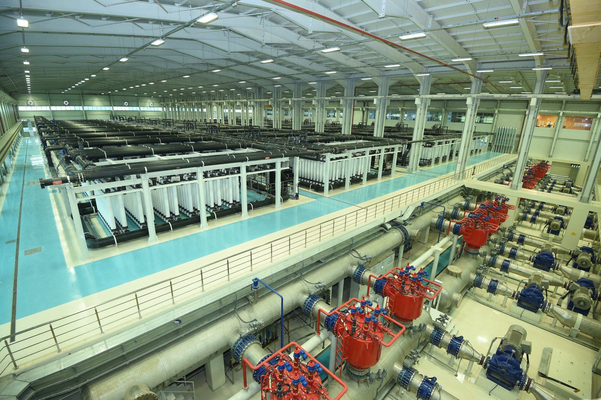 Station de filtration et pompage de traitement des eaux
